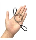 Camping survival stainless steel wire saw holster pull ring does not hurt the hand life-saving saw 360-degree rotation outdoor survival tool
